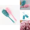 Long Handle Bath Body Back Shower Brush With Soft Loofah For Exfoliating Skin Clarity And Health