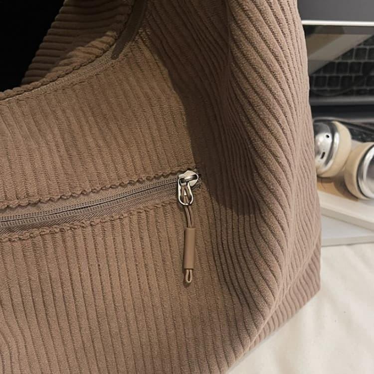 Vintage Corduroy Tote Bag Women's Shoulder Messenger Bag