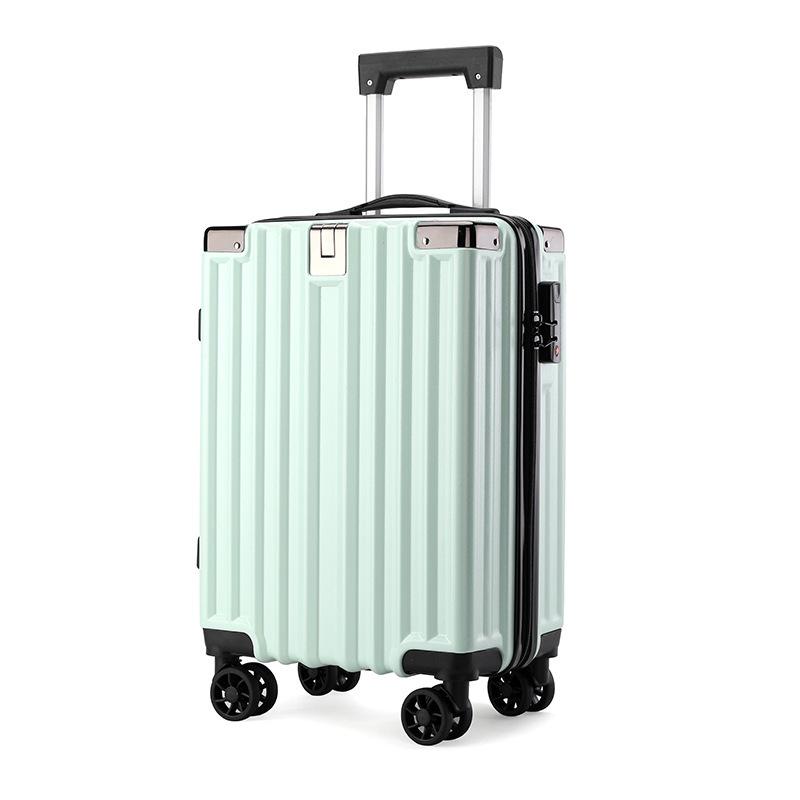 Großvolumiger geräuscharmer Spinner Aluminiumkoffer - 24" sturzsichere Reisetasche, 20" Handgepäck