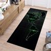 Moderner Weltkarten Läufer Teppich Rutschfest Langer Teppich für Eingangsbereich Küche Badezimmer Schlafzimmer Büro Dekor
