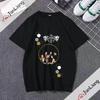 Happy Fashion Tshirt La Line Mens and Womens Style Street Tshirt Crewneck Casual Top Fashion Street Camisetas