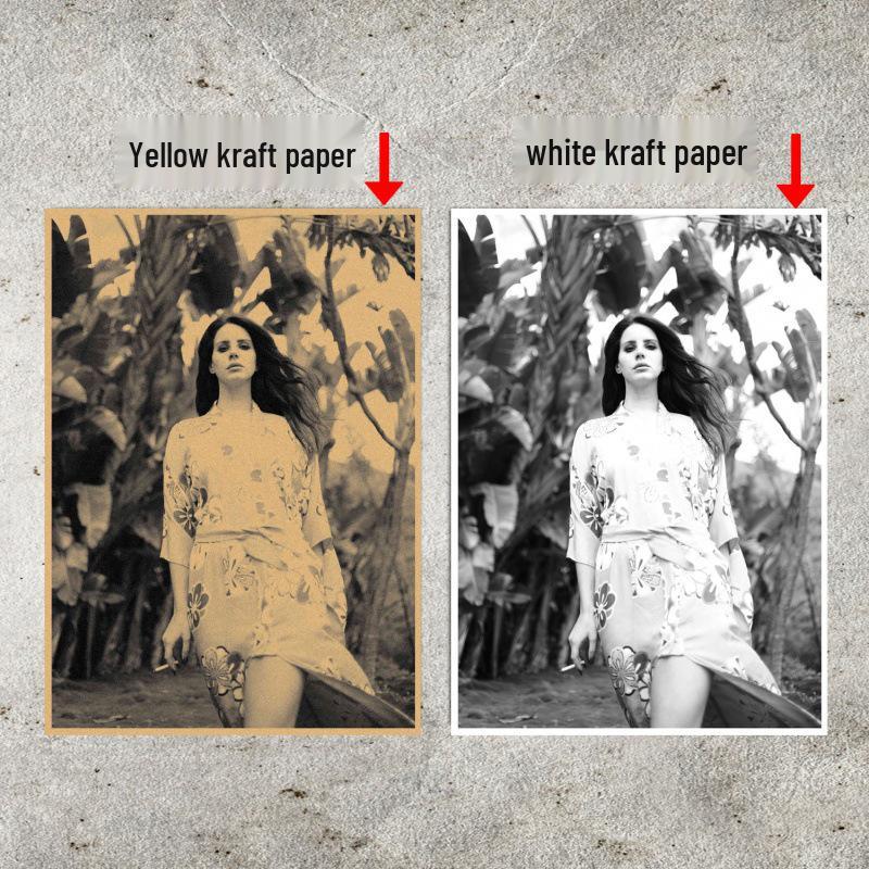 Large Vintage Lana Del Rey Music Star Poster - European & American Style Wall Art