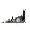 Gobicks MOC City Rings Skyline Architecture Movie Creative Model Town Street View House Building Blocks Educational Toy For Gift