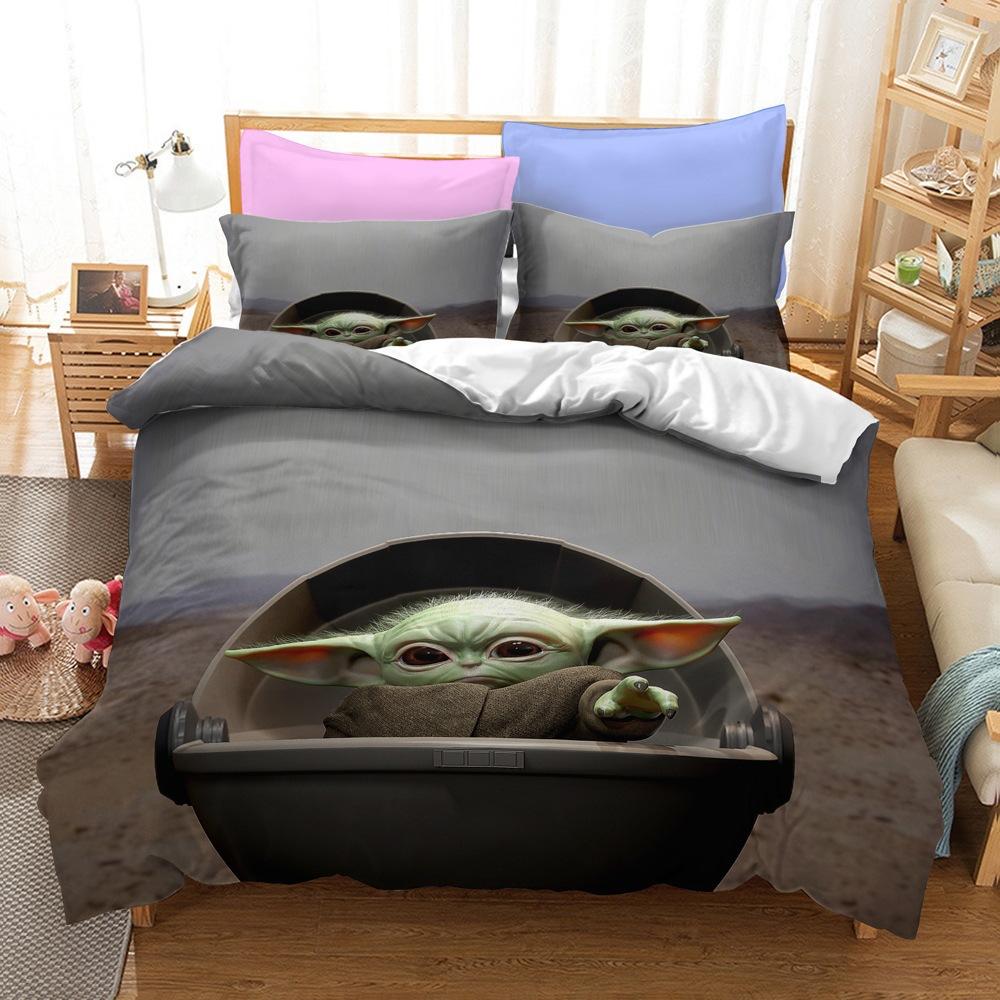 

Bedding Kit Yoda Master Series Size Three-Piece Quilt Cover Queen228cmx228cm