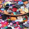 90Pcs/pack Colorful Round Resin Buttons Assorted Sizes Bulk Buttons For Handmade Creative Crafts Sewing Clothing Accessories 50g