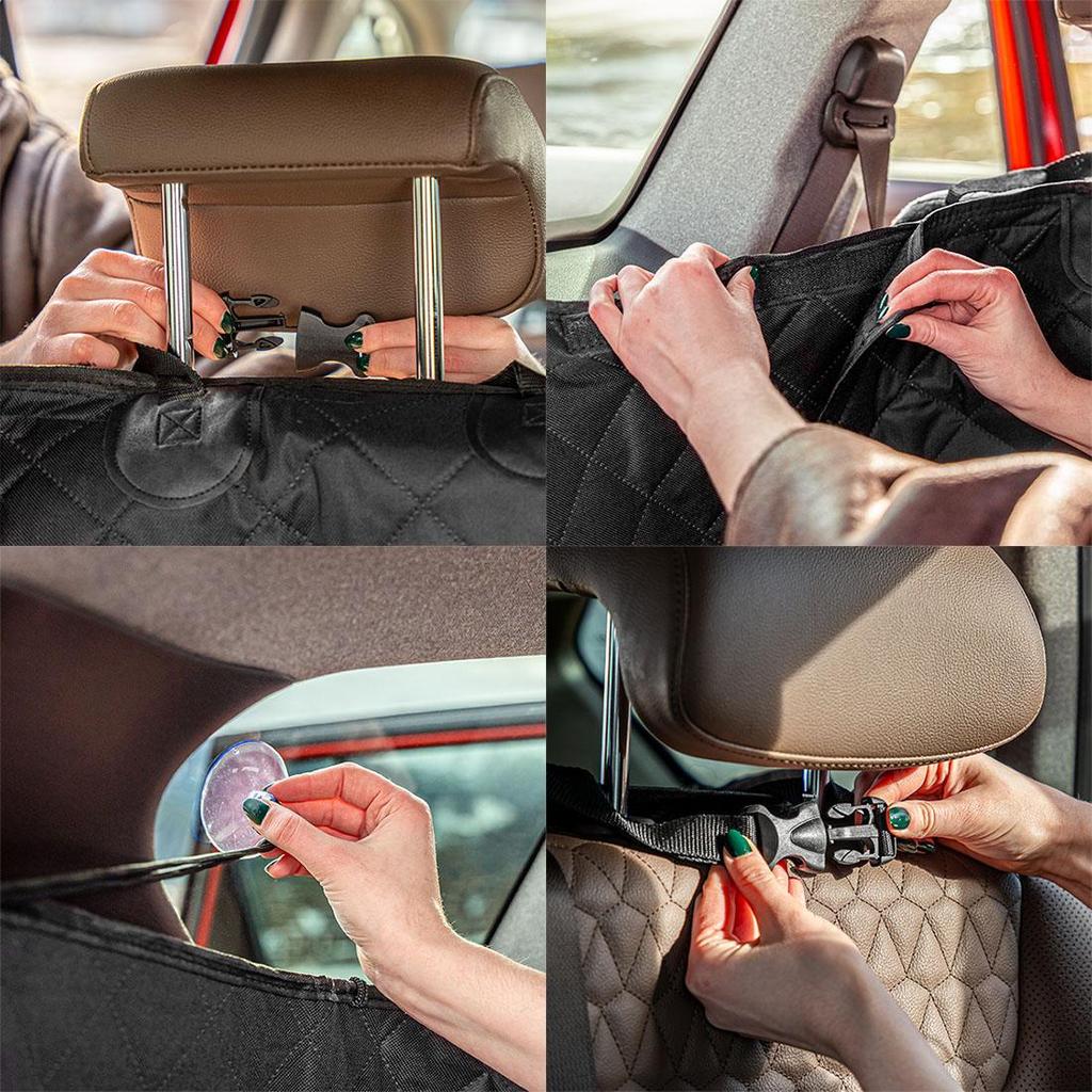 Bil Pet Seat Cover Baksätesmatta Filt RAGI