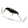 Simulation Model Animal Realistic Cute Art Decor Bird Figurine Feathered for Yard