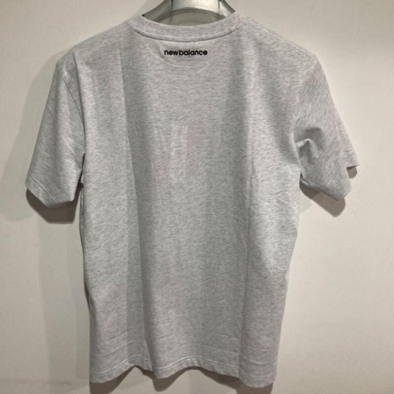 New Balance Logo Short Sleeve Tee Nbnef21403 Light Gray