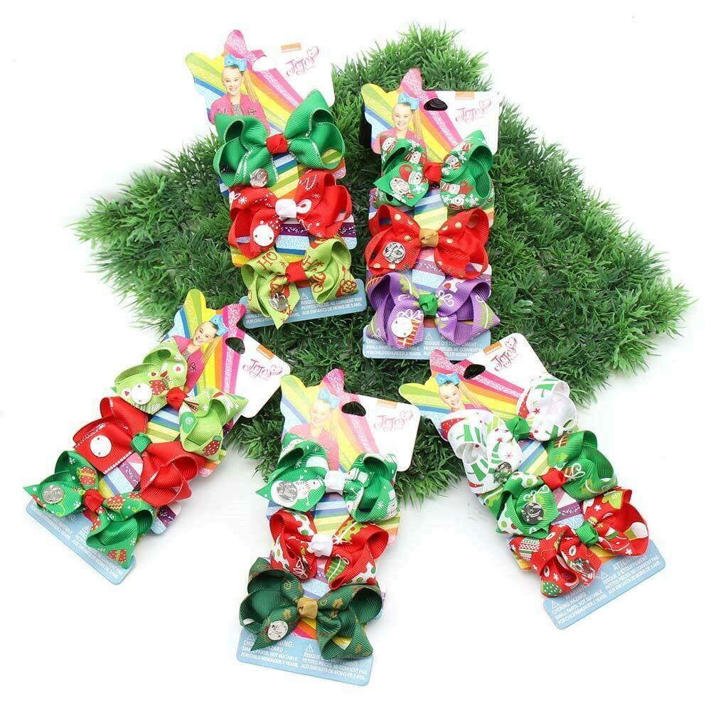 

3 шт./компл., новый рождественский подарок, нейлоновые повязки на голову, заколки для волос с бантом, заколка для волос для девочек, головные уборы с бантом