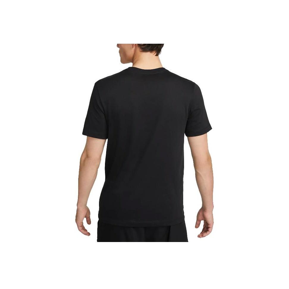 Nike Logo Crew Neck Short Sleeve T-Shirt Men Tops Black FD0125-010