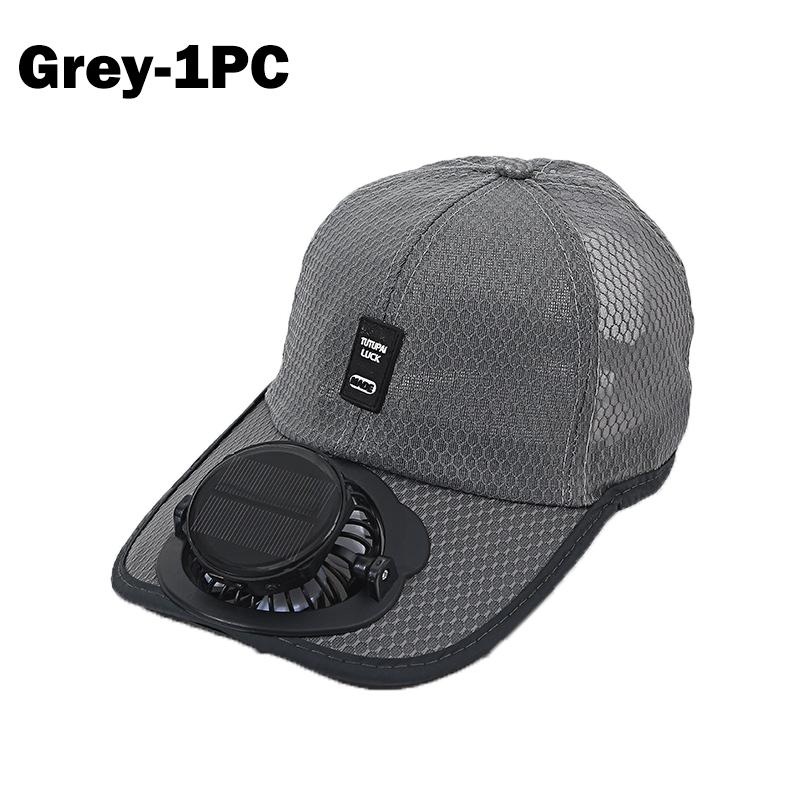 

Solar&USB Charging Fan Hat Breathable Summer Sun Cap Anti UV Baseball Cap for Hiking Fishing Outdoor Sports Father s Day gift