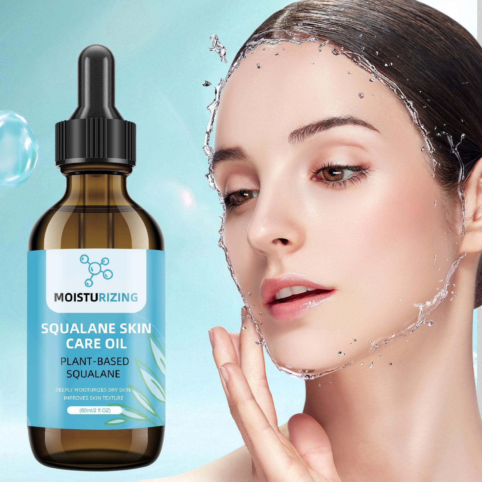 Squalane Care Oil  Plant-based Smooth And Wrinkle Reducing Moisturizing Care Oil 60ML One Size