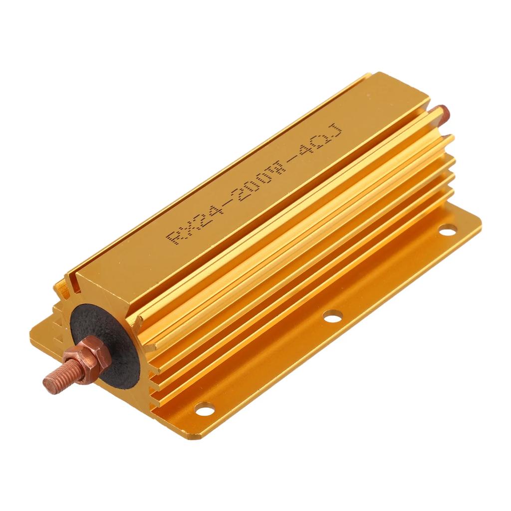 200W Metal Direnç 1ohm 2ohm 4ohm 8ohm 8R Güç Direnci, Ses Sahnesi ve Lambalı Amfi Testi İçin Montaj Delikli