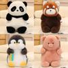 Seal Raccoon Penguin Elephant Panda Pig Plush Toy Stuffed Animal Dolls Kids Gift