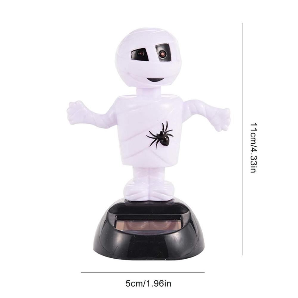 Cool Car Dashboard Decoration Pendants Halloween Solar Innovative Swing Doll Ornament Creative Styling Auto Interior Accessory