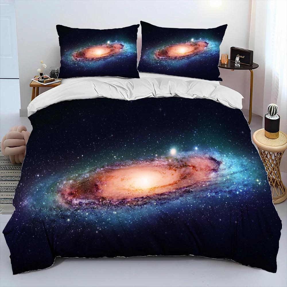Digital Printing Three-Piece Universe Printing Bedding Home Textile Bedding