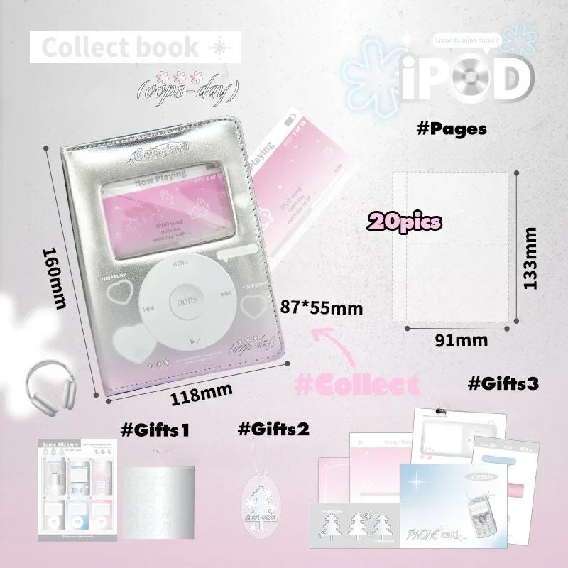 Retro Shape Card Photo Album for 3 Inch Kpop Star Small Photo Card Collection Book Creative Design Card Binder Chasing Gifts