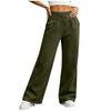 Pantaloni della tuta da donna casual colorati, vestibilità ampia, gamba larga, con elastico in vita