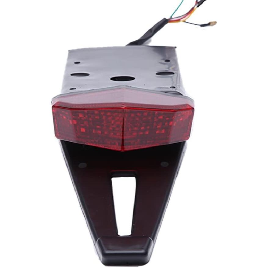 DREAMIZER Motorcycle Dirt Bike Tail Light Compatible with Suzuki DRZ 400 S SM E CRF 250-19 LEDs Rear Fender Brake Taillight with Turn Signals License