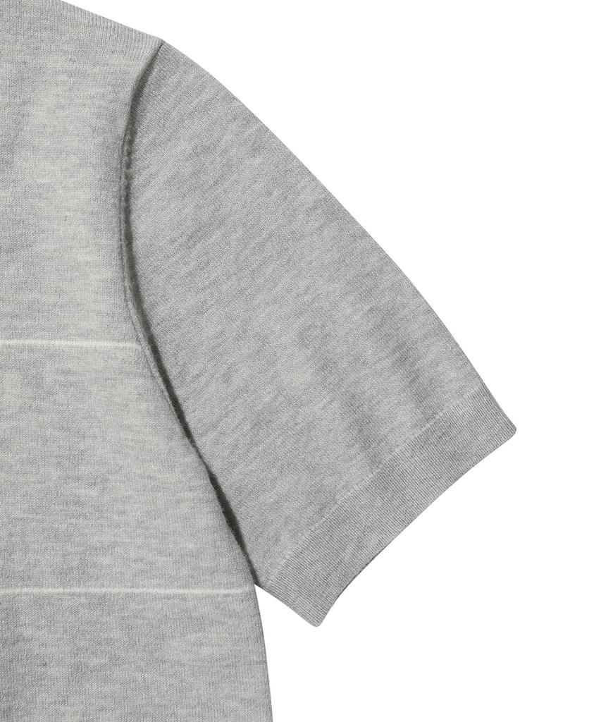 Wacky Willy Women'S Typographic Color Block Short Sleeve Knit Grey
