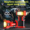 Magnetic Auto Repair Work Light Rechargable Digital Battery Indicator