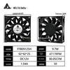 Delta High-Speed Cooling Fan, 12cm, 12V, Strong Airflow, Powerful Cooling, High RPM.