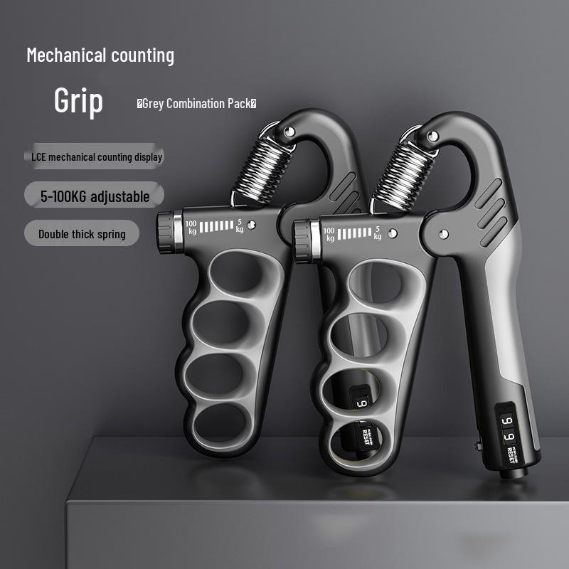 Electronic Counting Adjustable Hand Gripper for Men & Women - Fitness & Muscle Strength Trainer