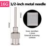 12PCS 1/2 Inch Dispensing Needle Stainless Steel 8G To 30G Blunt Tip Needle Injection Needle For High Temperature Hand Tool