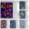 Home Shower Curtains Bathroom Decora Waterproof Fabric Non-slip Bathmat Water Absorption Curtain Modern Nordic Simple Plant