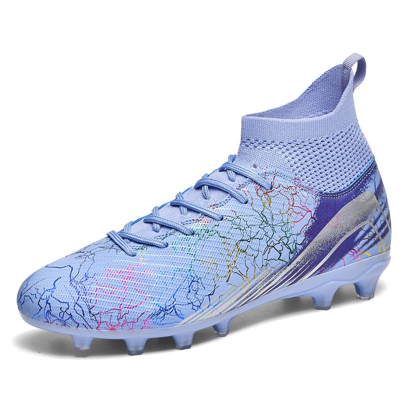 Professionelle Fußballschuhe High Top Fußballstiefel Herren Fußballschuhe Sportliche Sneaker für Teenager Fußballtraining
