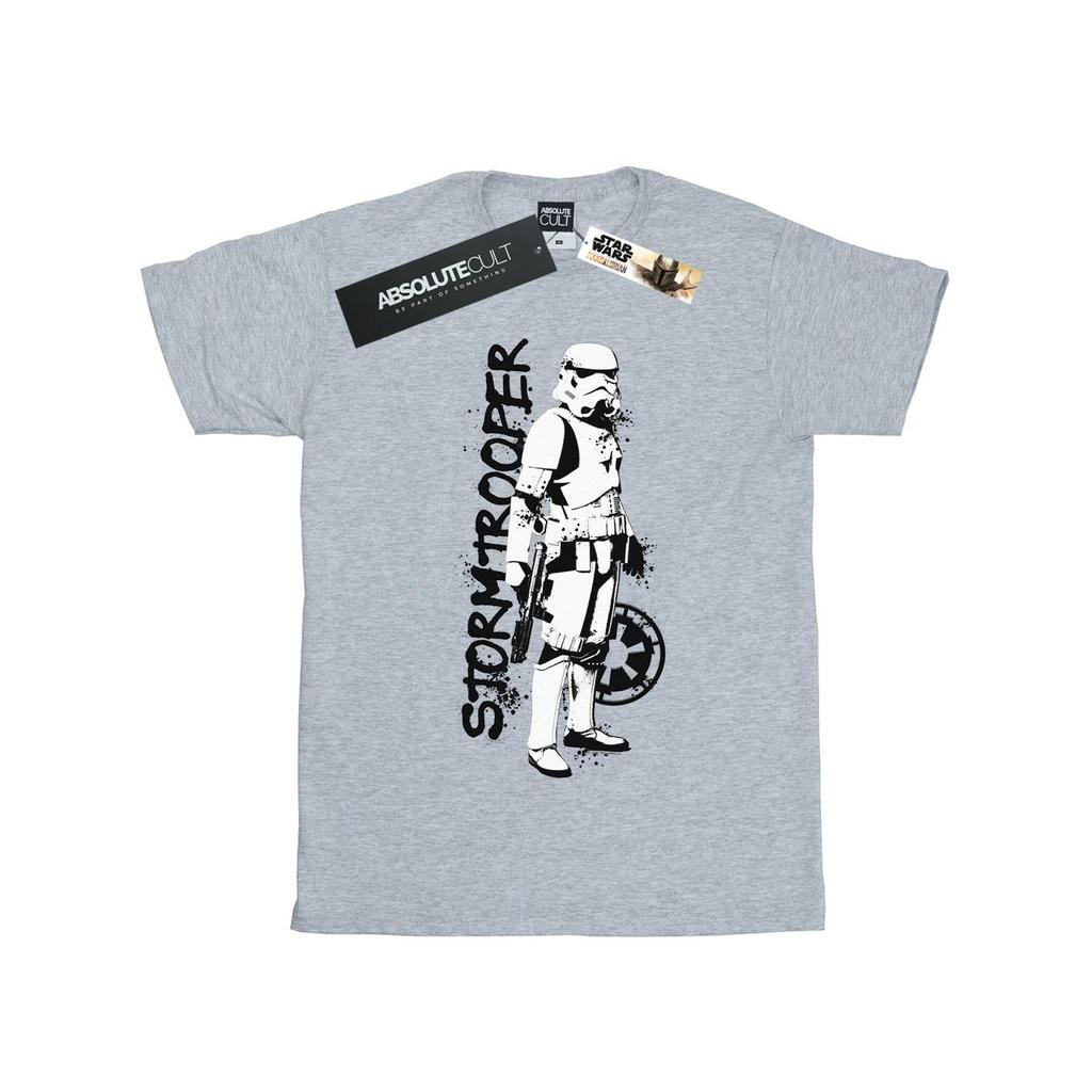 Star Wars Mens The Mandalorian Splat Stormtrooper T-Shirt