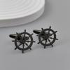 Bat Cufflinks for Men Sleeve Wrist Buttons Shirt Clasps Stainless Steel Cuff Buckle Wedding Grooms Jewelry Mens Accessories
