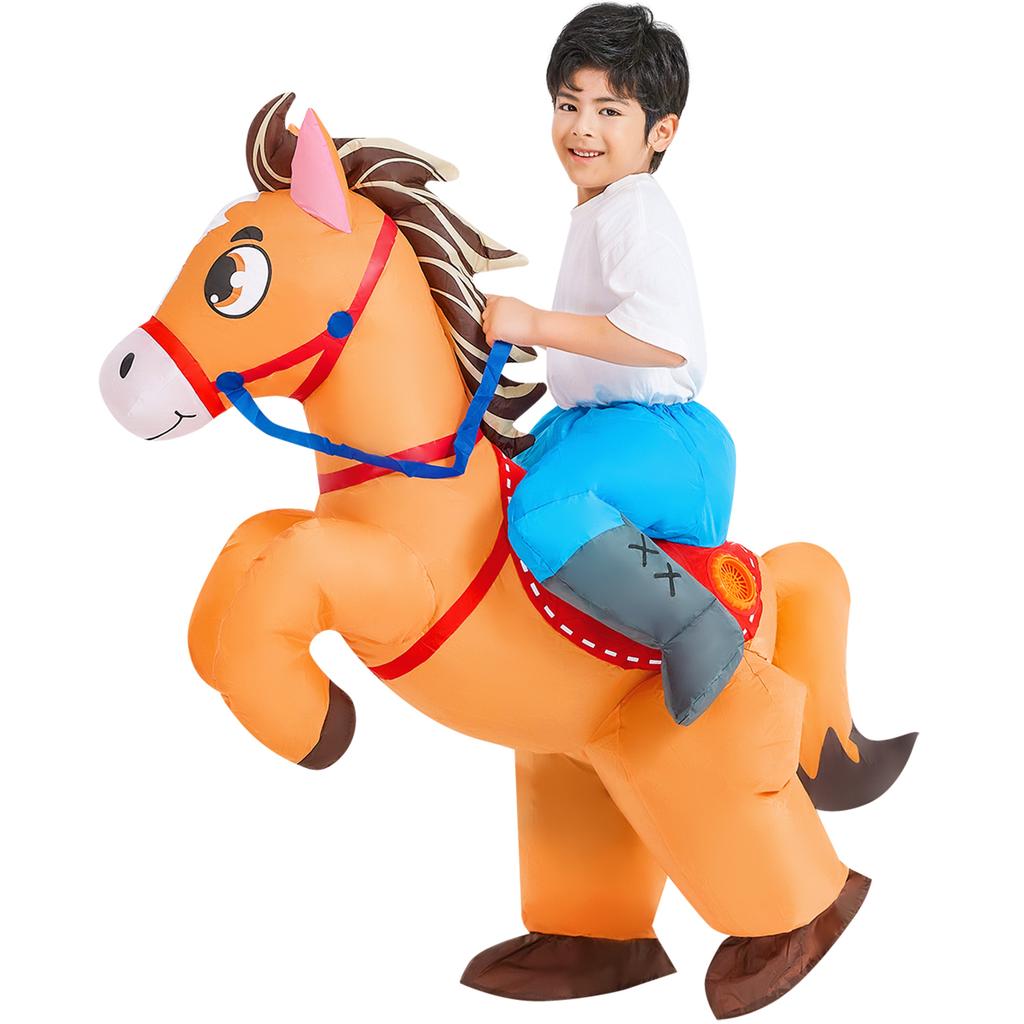 Kinder Kind Dinosaurier Einhorn Aufblasbares Kostüm Niedliche Lustige Kleidung Für Jungen Mädchen Halloween Weihnachten Aufführung Party Anzüge
