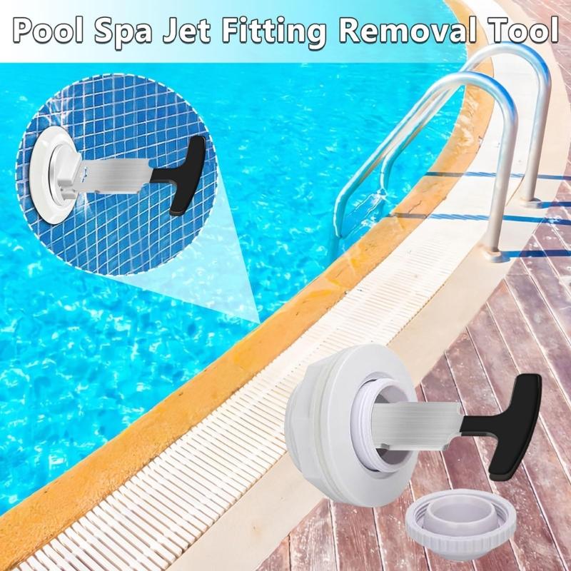Pool Return Jet Removal Tool with Ergonomic Handle Suitable for Quick Eyeball Nozzle Disassembly Effortless Maintenance