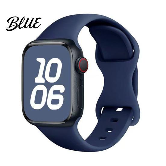 Universal Style Watch Band Silicone Waterproof Sweat-Proof Replacement Soft Solid