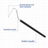40 Inch Snake Hook, Stainless Steel Extensible Grappling Hook, Pick-Up Handling Tool, Pet Snake Accessories, Pool Skimmer Basket Hook