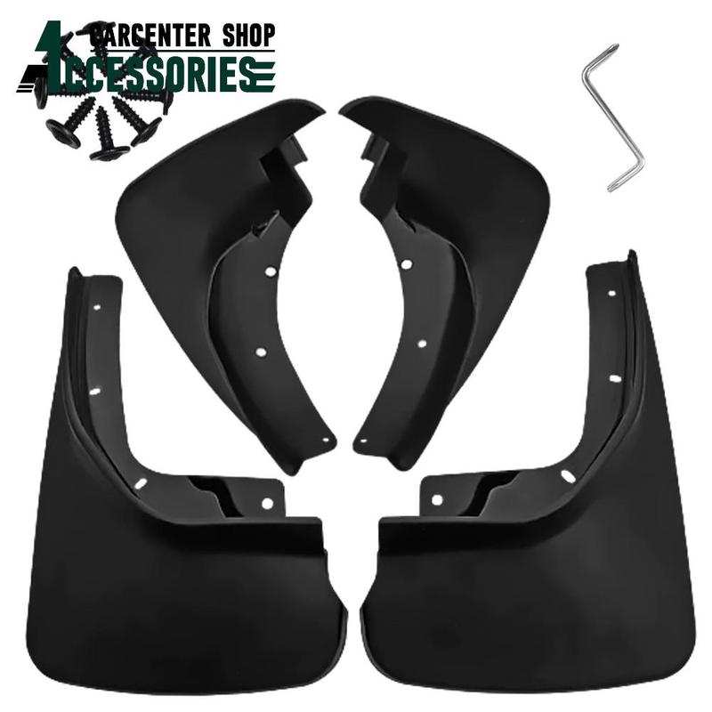 Mud Flaps Black Black Wheel Fender Flaps for Ford Explorer 2011- Splash Guard Mud Flaps