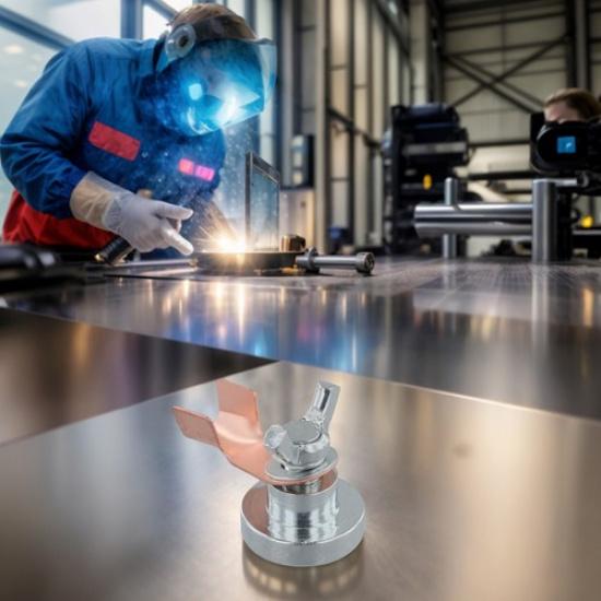 Magnetic Welding Support Tool Designed for Quick Release and Efficient Use