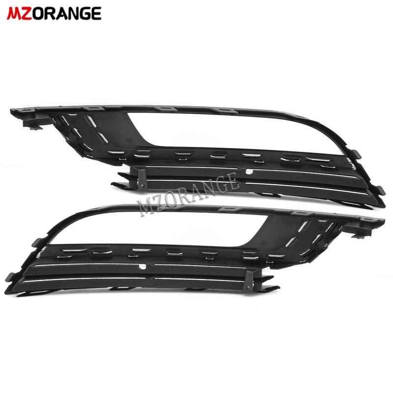 For VW Passat CC 2012 2013 2014 2015 2016 2017 Fog Light Grille Cover Auto Front Bumper Chrome Foglights Headlights Accessories