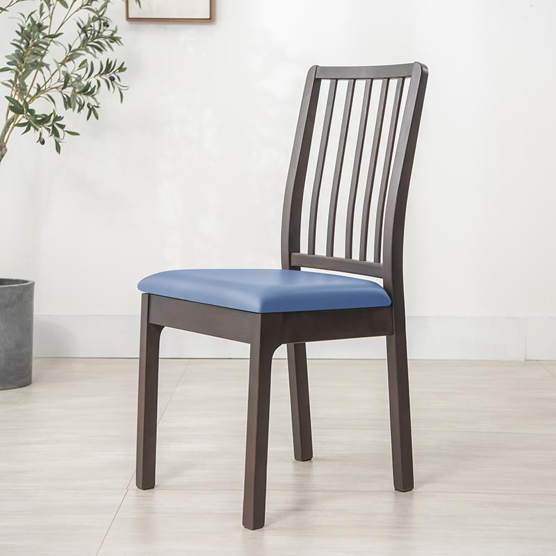 Waterproof Pu Seat Cushion Cover Faux Leather Stretch Chair Cover For Dining Area Room Area Kitchen Hospitality Anti -Dirty Oil -Proof Slipcovers