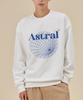 ASTRAL PROJECTION Astral Tunnel Loose Fit Sweatshirt_White