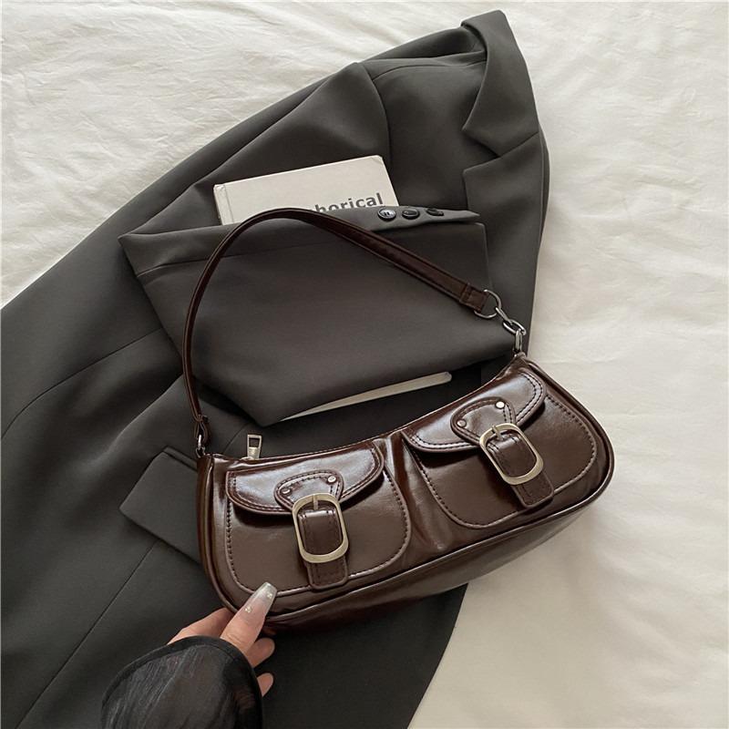 

Модная маленькая сумка для поездок, новая летняя простая повседневная наплечная маленькая квадратная сумка, нишевая сумка-подмышка