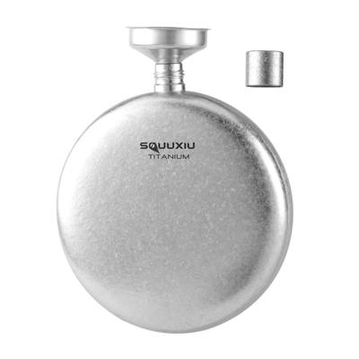 Titanium Flask 180ml Whiskey Flask voor mannen Lichtgewicht Titanium Wijnfles Camping Flask Titanium