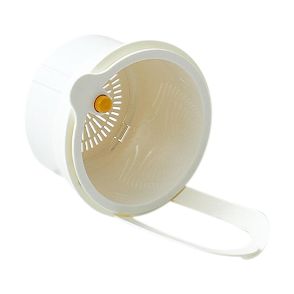 Kreativ Hängande Silkorg för Diskbänk Öppningsbart Bottenlock Avtagbart Köksavfallssil Multifunktionell Snabb Dränering