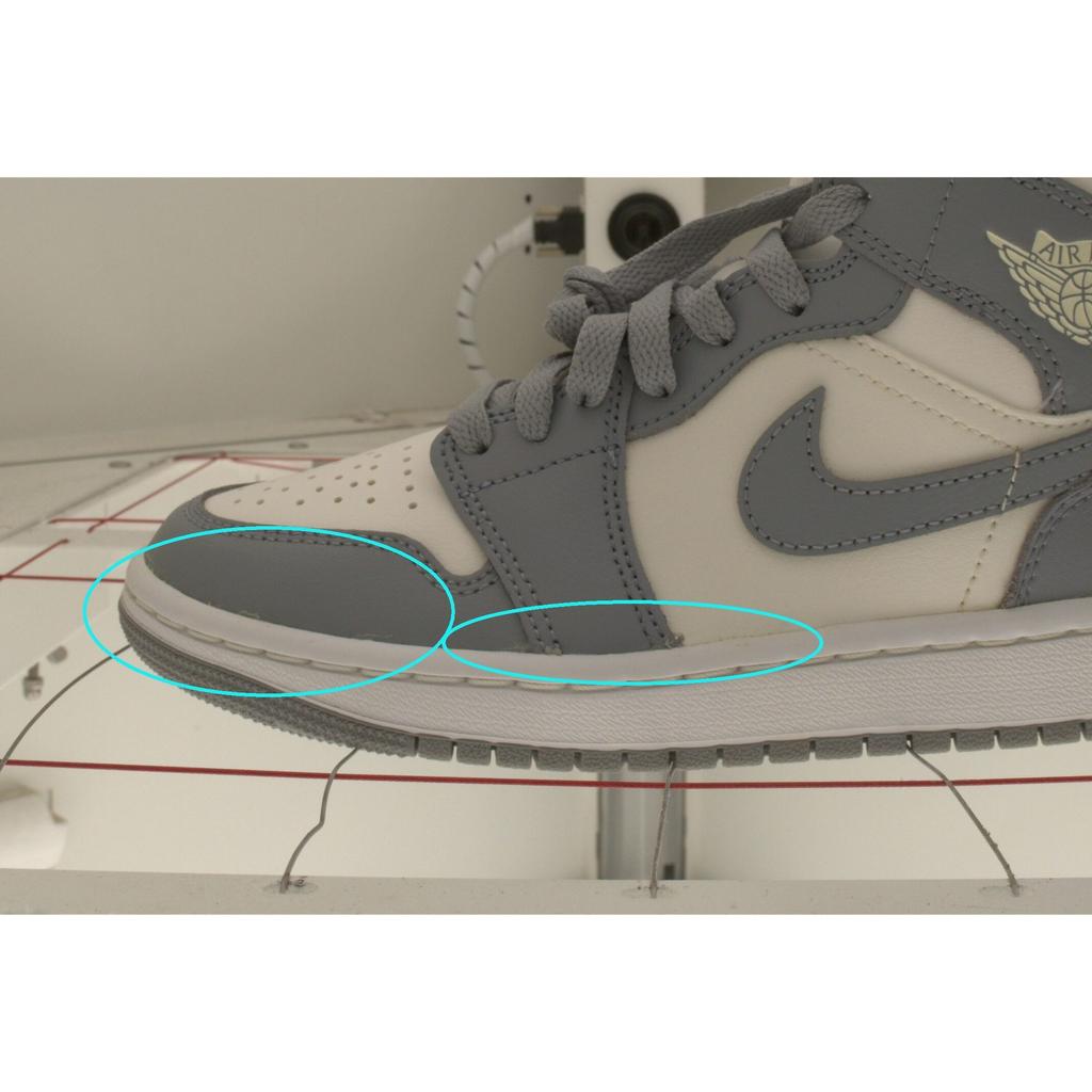 Gebraucht Jordan Air Jordan 1 mid grey sail BQ6472-115-P26093661890999