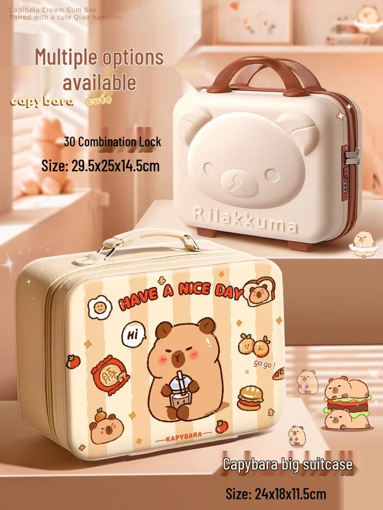 Capybara School Stationery Set: Large Capacity Planner & Supplies Gift Box for Students