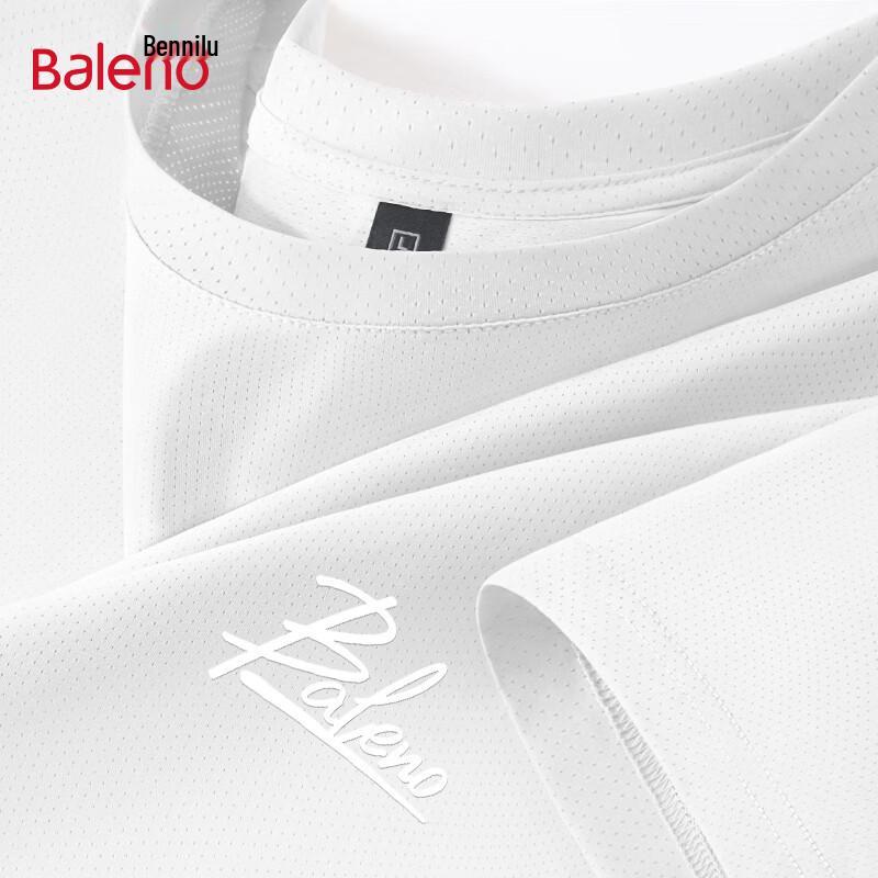 Baleno Men s 2026 Summer Ice Silk Breathable Mesh Cooling Sport T-shirt L