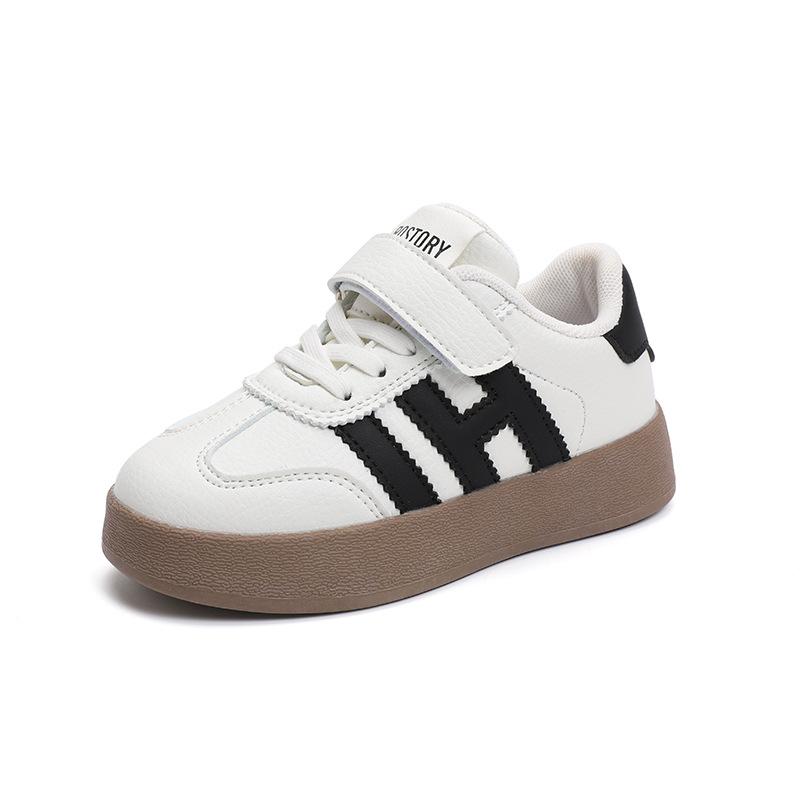 Girls' sports shoes 2025 spring and autumn new boys' board shoes breathable casual non-slip children's shoes baby white shoes