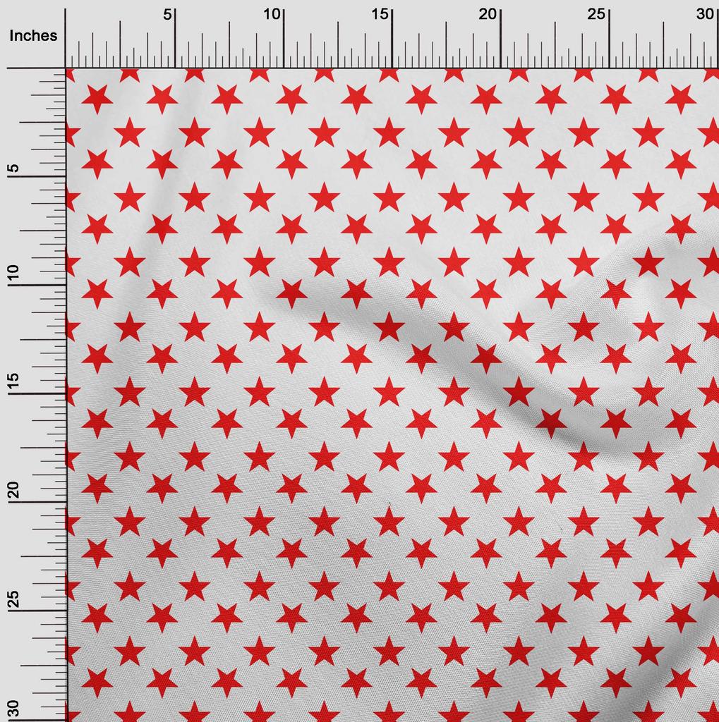 oneOone Cotton Cambric White Fabric Merry Christmas Sewing Fabric By The Yard Printed Diy Clothing Sewing Supplies 42 Inch