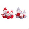 Christmas Decor Snowman Dolls Tabletop Ornaments Family